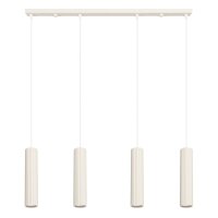 Hängelampe höhenverstellbar Aluminium Beige...