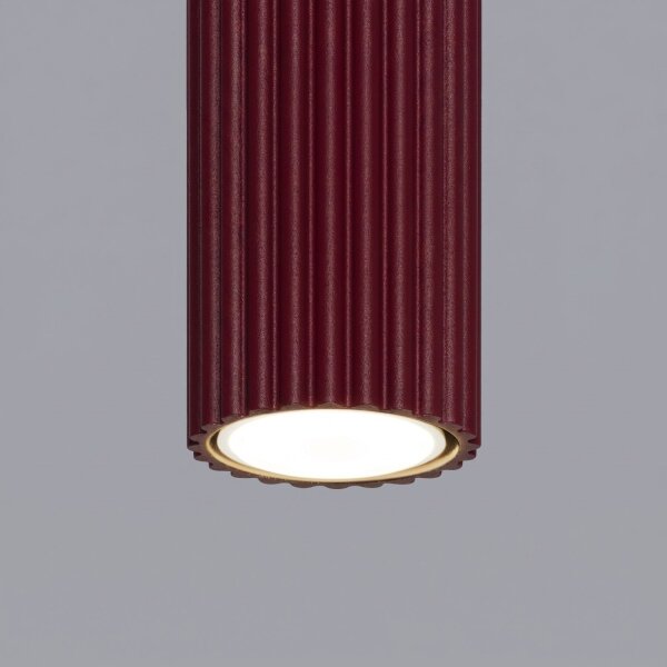 Deckenleuchte Aluminium Burgund GU10 H:40 cm rund