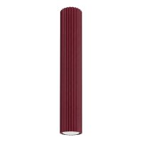 Deckenleuchte Aluminium Burgund GU10 B:6,5cm rund