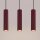 Hängelampe höhenverstellbar Aluminium Burgund GU10 45cm