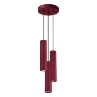 Hängelampe verstellbar Aluminium Burgund GU10 L:19,5cm