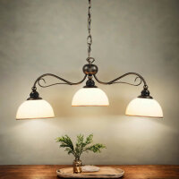 Suspension en brun antique L:74cm Lampe de table à...