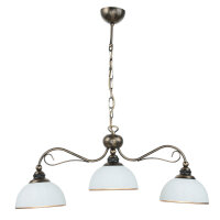 Suspension en brun antique L:74cm Lampe de table à...
