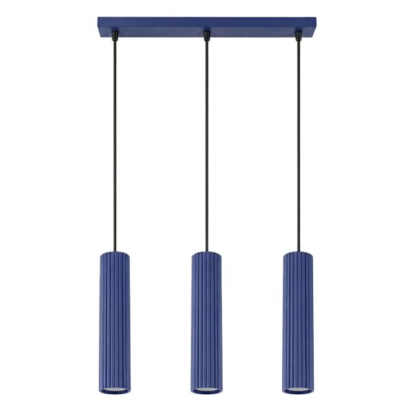 Hängelampe verstellbar Aluminium Ultramarin GU10 L:45cm