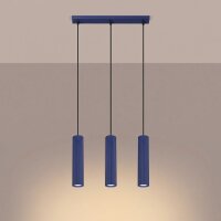 Hängelampe verstellbar Aluminium Ultramarin GU10 L:45cm