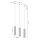 Hängelampe verstellbar Aluminium Ultramarin GU10 L:45cm