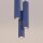 Hängelampe verstellbar Aluminium Ultramarin GU10 19,5cm