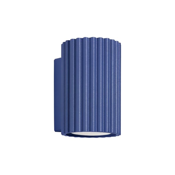 Wandlampe Up Down Aluminium Ultramarin GU10 B:8,5cm