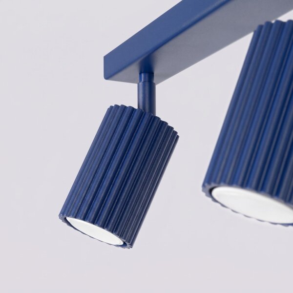 Deckenspot schwenkbar Aluminium Ultramarin GU10 L:30cm