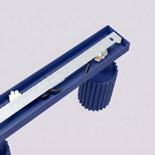 Deckenspot schwenkbar Aluminium Ultramarin GU10 L:45cm