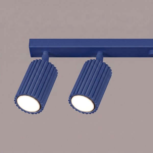 Deckenspot schwenkbar Aluminium Ultramarin GU10 L:45cm