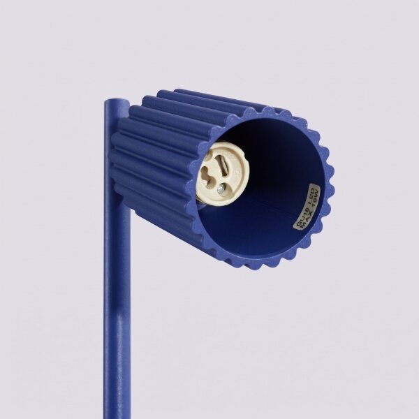 Tischlampe schwenkbar Aluminium Ultramarin GU10 19,5cm