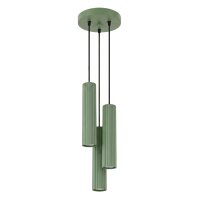 Hängelampe verstellbar Aluminium Salbei GU10 L:19,5cm
