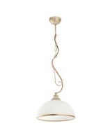 Lampe &agrave; suspendre Blanc Verre &Oslash;30cm Table...
