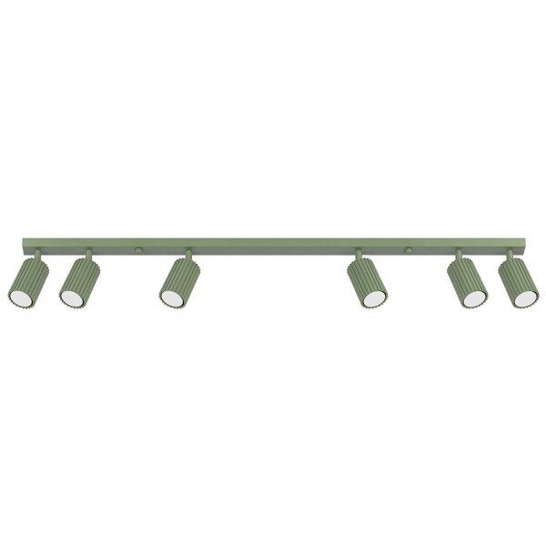 Deckenspot schwenkbar Aluminium Salbei GU10 L:117cm
