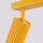 Deckenspot schwenkbar drehbar Aluminium Gelb GU10 30cm