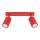 Deckenspot schwenkbar drehbar Aluminium Rot GU10 L:30cm