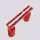 Deckenspot schwenkbar drehbar Aluminium Rot GU10 L:30cm