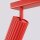 Deckenspot schwenkbar drehbar Aluminium Rot GU10 L:30cm