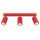 Deckenspot schwenkbar drehbar Aluminium Rot GU10 L:45cm