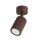 Deckenspot schwenkbar Aluminium Braun GU10 B:6,5cm