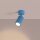 Deckenspot schwenkbar Aluminium Hellblau GU10 B:6,5cm