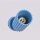 Deckenspot schwenkbar Aluminium Hellblau GU10 B:6,5cm
