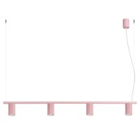 Hängelampe höhenverstellbar Aluminium Rosa GU10...