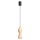Pendelleuchte Holz Schwarz Natur GU10 Ø10 cm rund