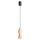 Pendelleuchte Holz Schwarz Natur Modern GU10 Ø8 cm rund