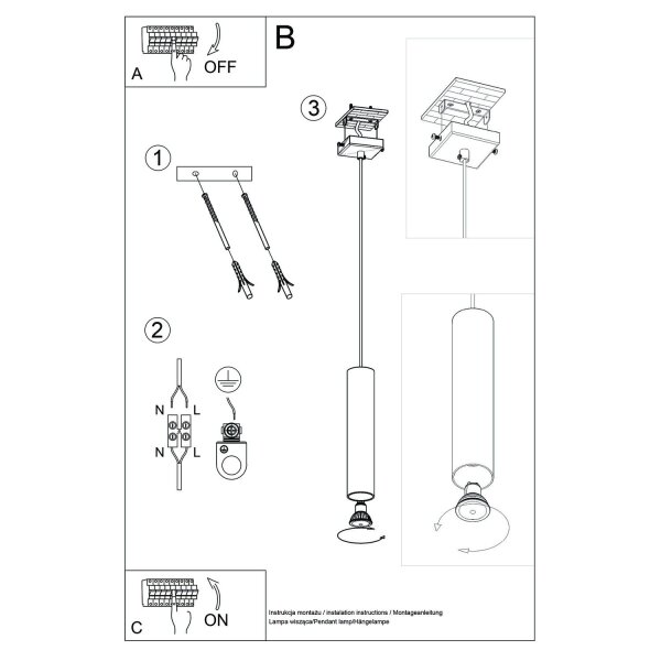 Pendelleuchte Modern Stahl Burgund GU10 L:8 cm wohnlich
