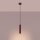 Pendelleuchte Modern Stahl Burgund GU10 L:8 cm wohnlich