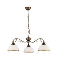 Lampe &agrave; suspendre Shabby Braun DELMARE Lampe de...