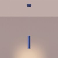 Pendelleuchte Stahl Ultramarin Modern GU10 L:8 cm