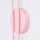 Wandlampe Stahl Rosa Schalter 2-flammig E14 T:80cm