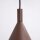 Pendelleuchte Stahl Braun Modern E27 Ø24,5 cm rund