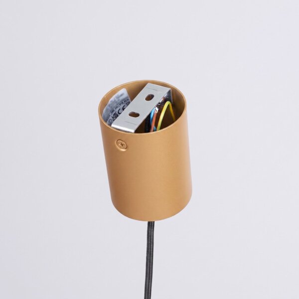 Pendelleuchte Stahl Gold Modern E27 Ø40 cm rund