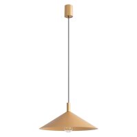 Pendelleuchte Stahl Gold Modern E27 Ø40 cm rund
