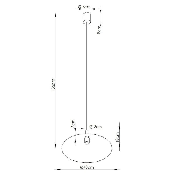 Pendelleuchte Stahl Salbei Modern E27 Ø40 cm rund
