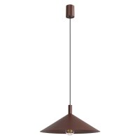 Pendelleuchte Stahl Braun E27 Ø40 cm wohnlich rund