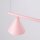 Pendelleuchte Modern Stahl Rosa 4-flammig E14 L:122 cm