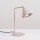 Tischlampe schwenkbar drehbar Stahl Taupe E14 H:35cm