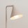 Tischlampe schwenkbar drehbar Stahl Taupe E14 H:35cm