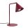 Tischlampe schwenkbar drehbar Stahl Burgund E14 H:35cm