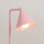 Tischlampe schwenkbar drehbar Stahl Rosa E14 H:35cm