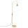 Stehlampe schwenkbar drehbar Stahl Gold E14 H:165cm