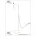 Stehlampe schwenkbar drehbar Stahl Rosa E14 H:165cm