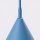 Stehlampe schwenkbar drehbar Stahl Hellblau E14 H:165cm