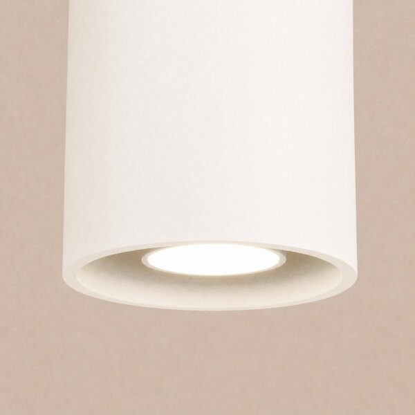 Deckenspot Aluminium Beige Modern GU10 B:10cm rund