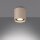 Deckenstrahler Modern Aluminium Taupe GU10 B:10 cm rund
